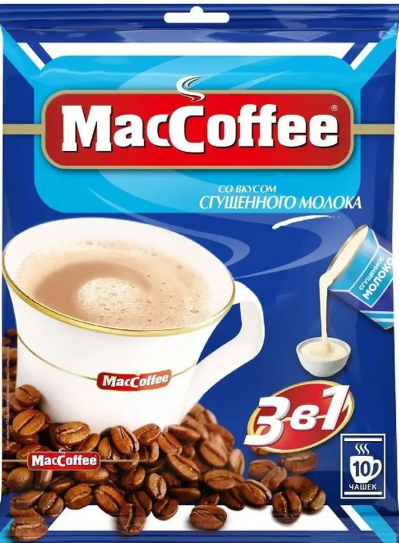 MacCoffee со вкусом сгущенного молока 10шт. MacCoffee со вкусом сгущенного молока 10шт.