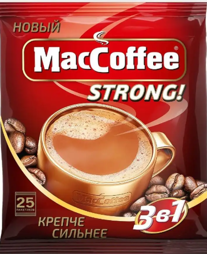 MacCoffee Strong 3 в 1 25шт. MacCoffee Strong 3 в 1 25шт.